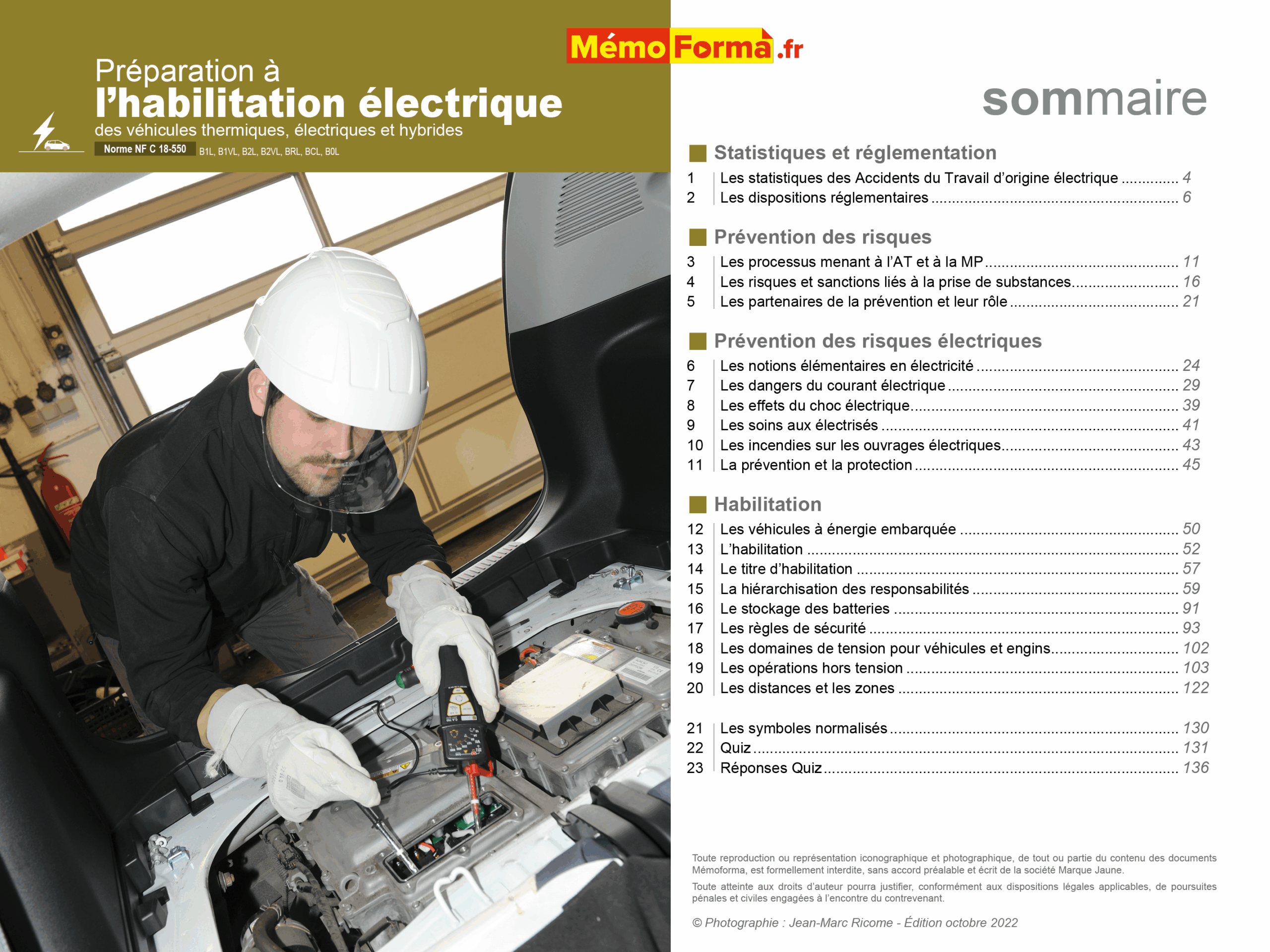 Support formateur – Véhicule Habilitation Electrique - MémoForma.fr