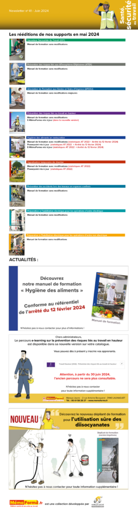41 Newsletter Juin 2024