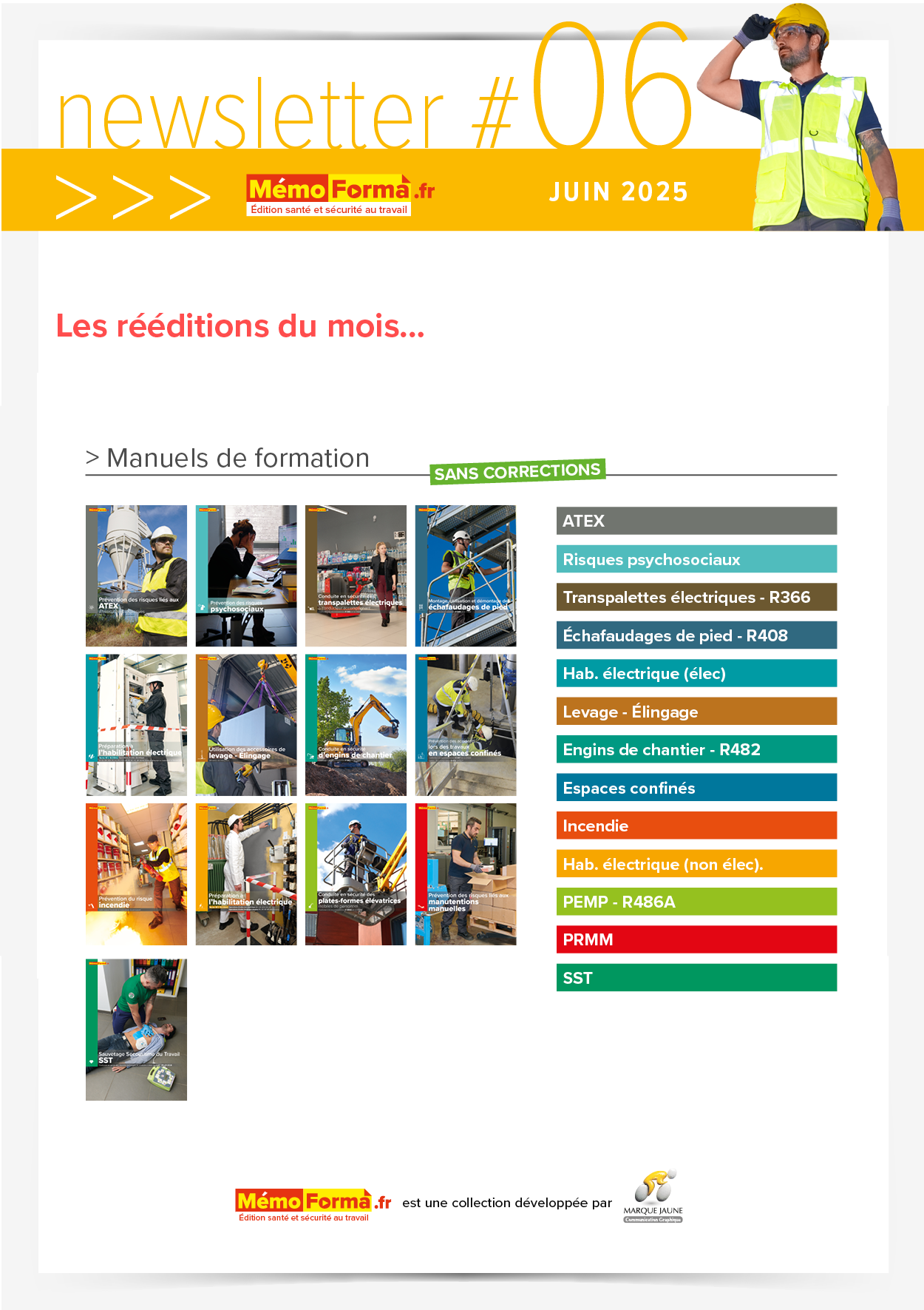 Newsletter 6 du mois de Juin 2025