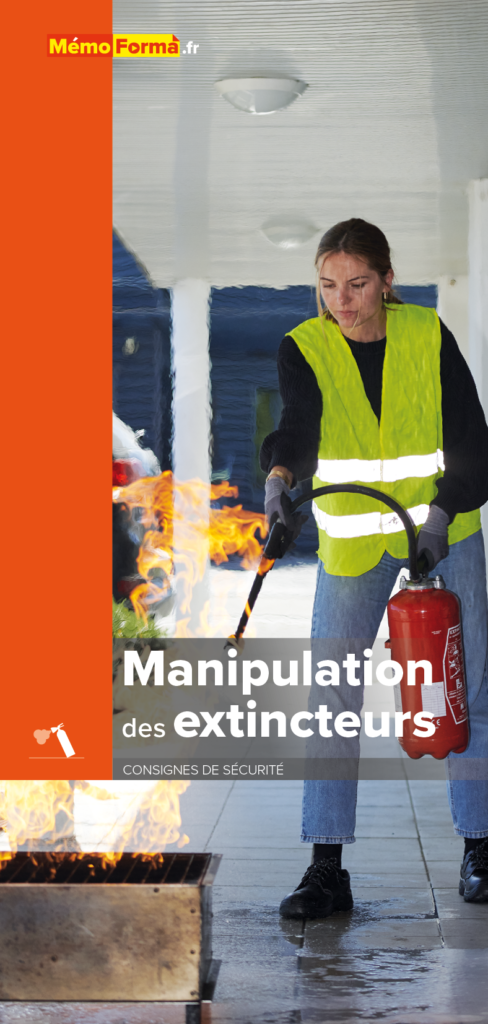 Dépliant – Manipulation des extincteurs – consignes de sécurité - MémoForma.fr