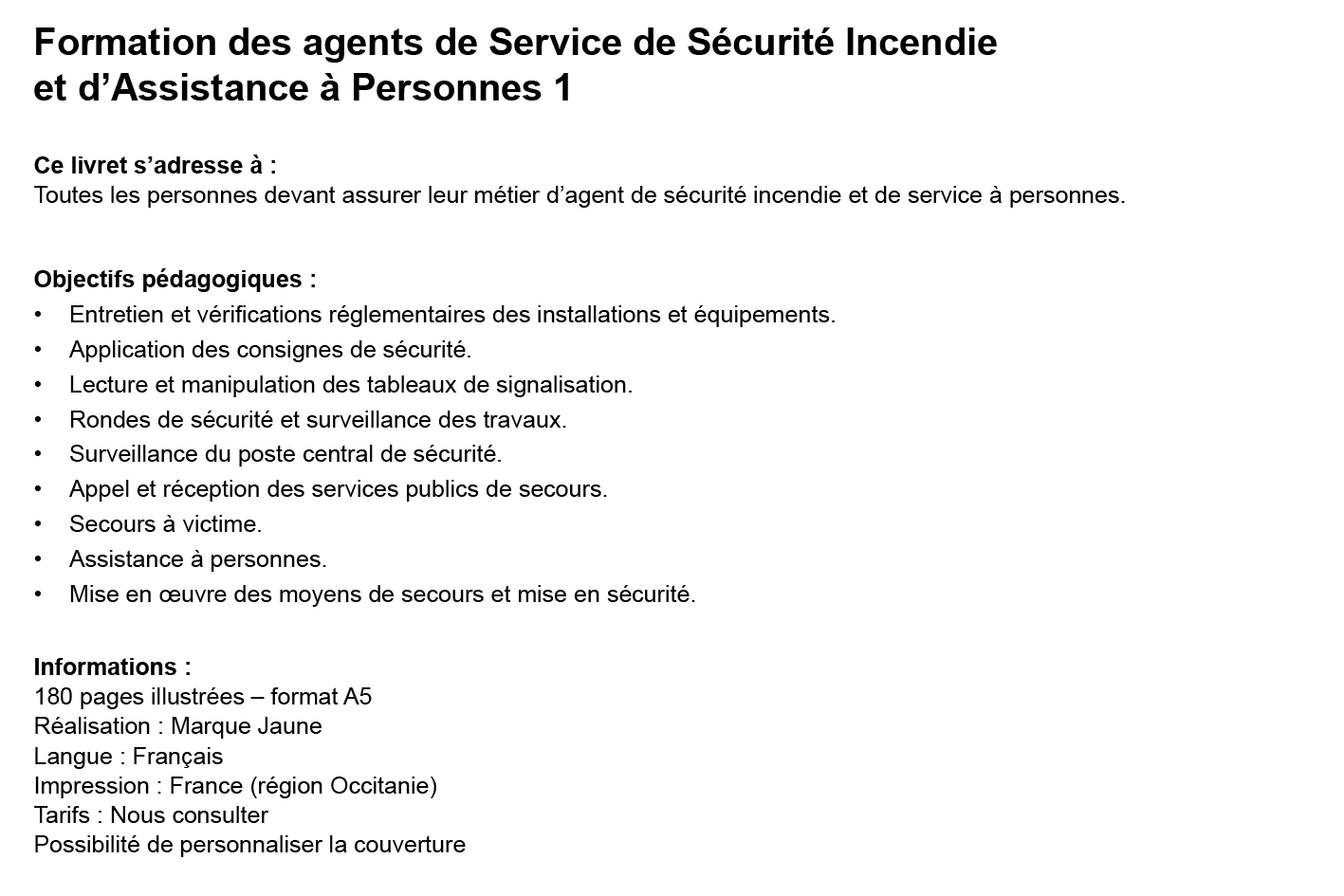 Image Manuel SSIAP 1