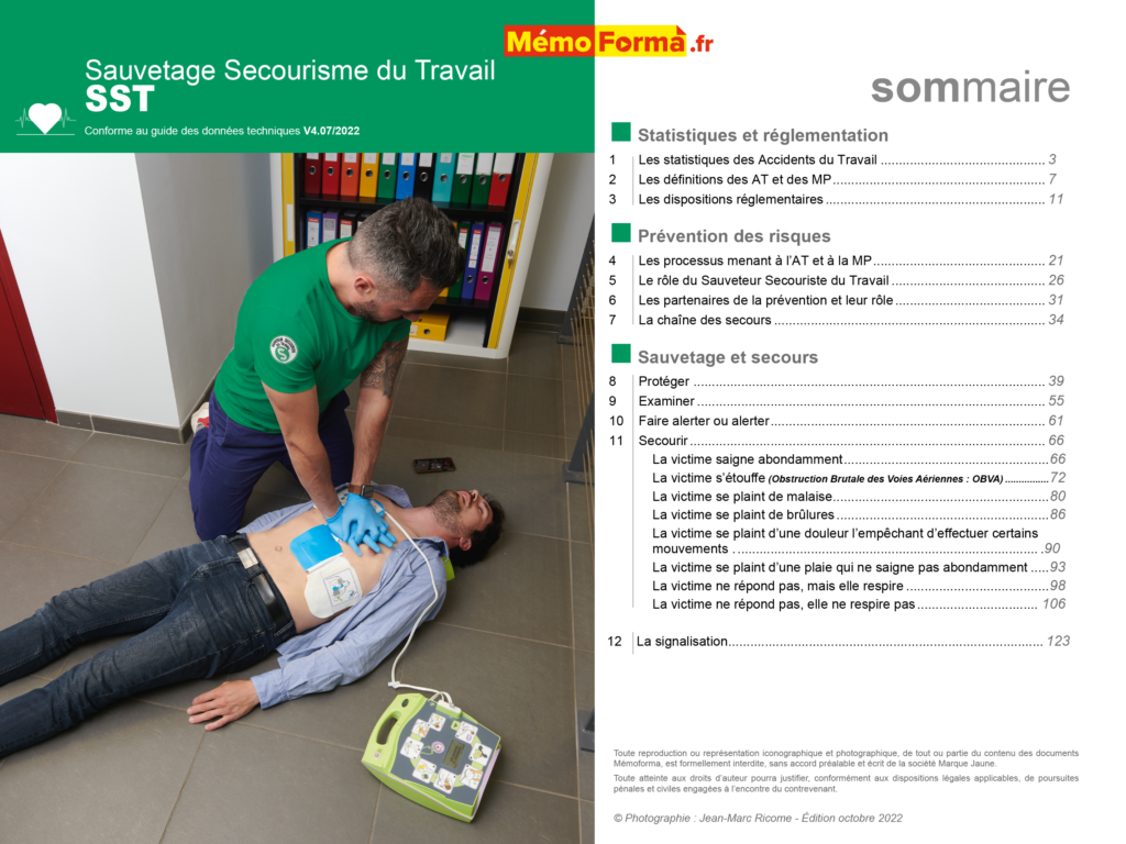 Support formateur – Sauveteur Secouriste du Travail - MémoForma.fr