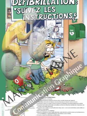 Poster SST : Défibrillation 40x60