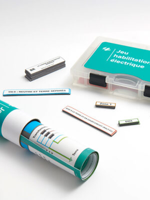 Jeu de l'habilitation électrique (bâche + magnets)