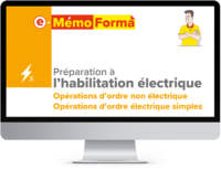 Formation en ligne e-MémoForma – Préparation à l’habilitation électrique pour les opérations d’ordre non électrique - MémoForma.fr