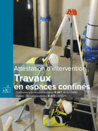 Attestation d’intervention en espace confinés - MémoForma.fr