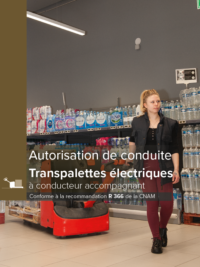 Autorisation de conduite des transpalettes électriques à conducteur accompagnant R 366 - MémoForma.fr