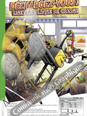Poster Gerbeur : Déchargez-vous 40x60